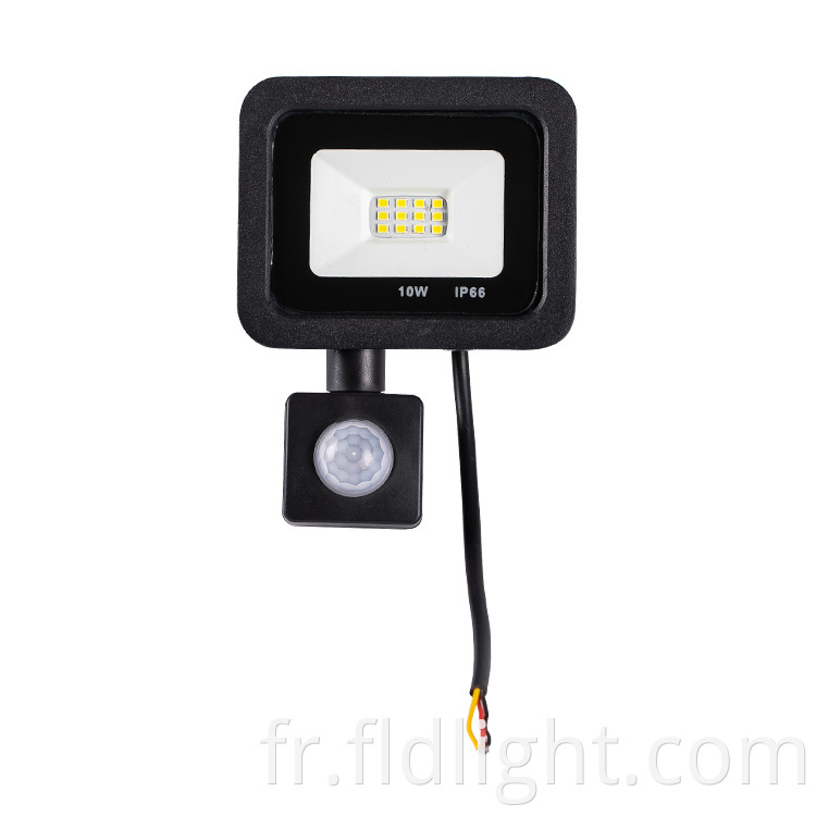 induction sensor 10 watt led flood light for square